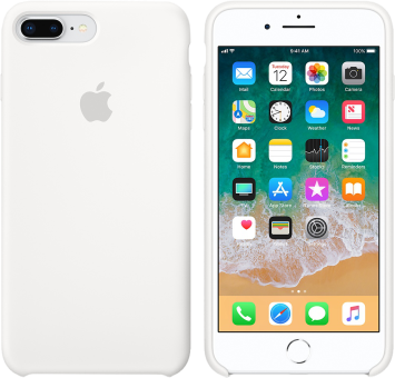 coque silicone iphone 8 plus blanc
